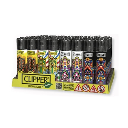 Clipper Mandalas Collection Mandala 4 Lighters - 48-Count Display
